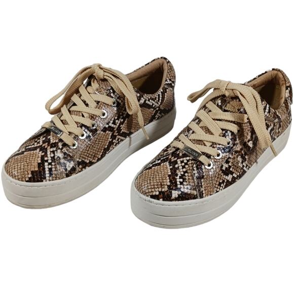 J Slides Hilton Platform Sneakers GUC $158  size 8  S2463 - Picture 5 of 11